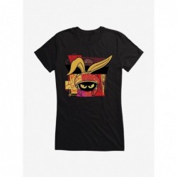 Absolute Discount Looney Tunes Marvin The Martian Bunny Collage Girls T-Shirt $6.97 T-Shirts