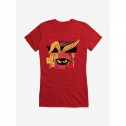 Absolute Discount Looney Tunes Marvin The Martian Bunny Collage Girls T-Shirt $6.97 T-Shirts