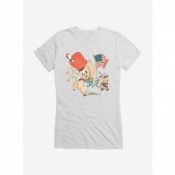 Value Item Looney Tunes Marching Porky Pig Girls T-Shirt $8.57 T-Shirts