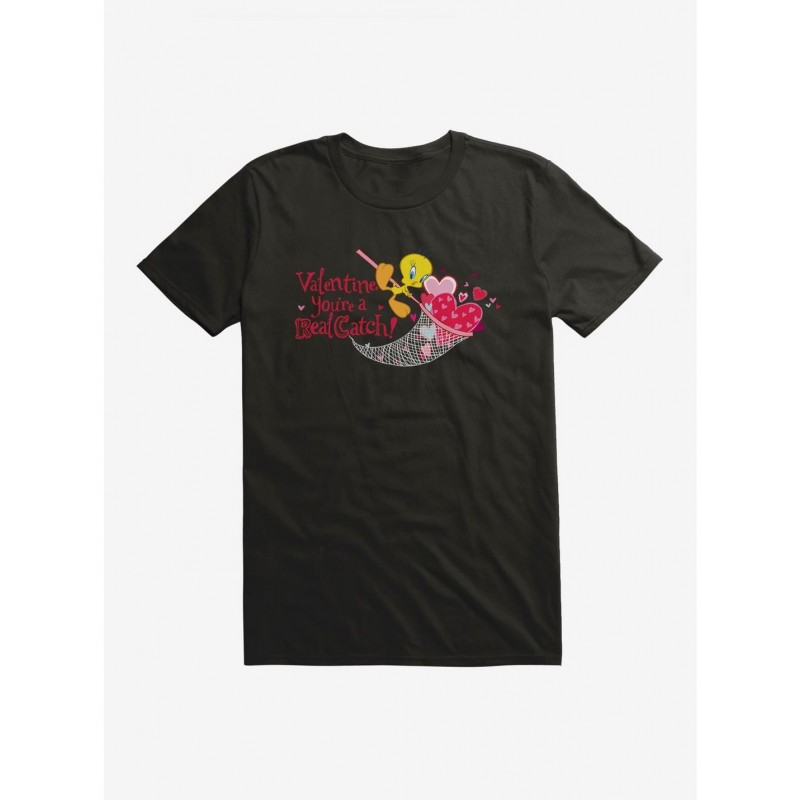 Low Price Looney Tunes Tweety Bird A Real Catch T-Shirt $6.50 T-Shirts