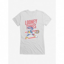 Hot Sale Looney Tunes Bugs Bunny Tennis Girls T-Shirt $7.37 T-Shirts