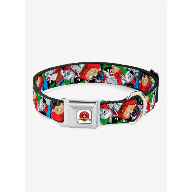 Hot Selling Looney Tunes 3 B Boy Stance Seatbelt Buckle Dog Collar $10.21 Pet Collars