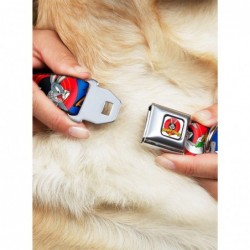 Unique Looney Tunes Bugs Bunny Poses Blue Seatbelt Buckle Dog Collar $9.71 Pet Collars