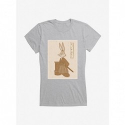 Big Sale Looney Tunes Sepia Bugs Bunny Girls T-Shirt $8.17 T-Shirts