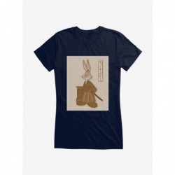 Big Sale Looney Tunes Sepia Bugs Bunny Girls T-Shirt $8.17 T-Shirts