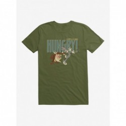 Trendy Looney Tunes Hangry Taz T-Shirt $8.60 T-Shirts