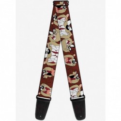 New Arrival Looney Tunes Tasmanian Devil Expressions Guitar Strap $9.46 Guitar Straps