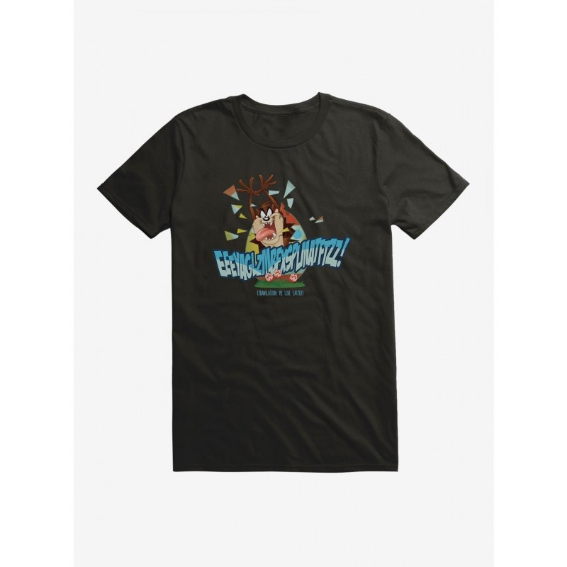 Discount Looney Tunes Easter Tasmanian Devil Me Like Easter! T-Shirt $7.65 T-Shirts