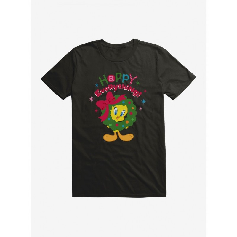 New Arrival Looney Tunes Holiday Happy Everything T-Shirt $8.03 T-Shirts