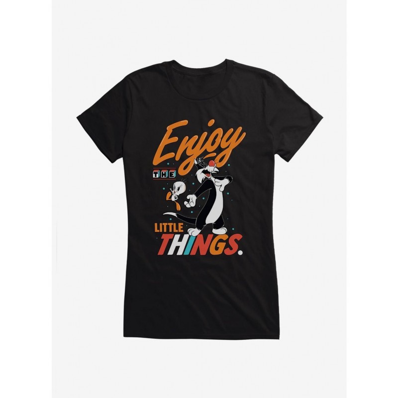 Seasonal Sale Looney Tunes Little Things Girls T-Shirt $9.36 T-Shirts