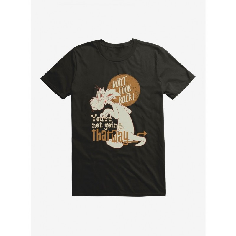 Festival Price Looney Tunes Don't Look Back T-Shirt $6.12 T-Shirts