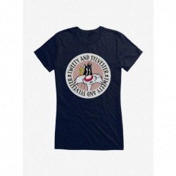 Festival Price Looney Tunes Tweety And Sylvester Icon Girls T-Shirt $8.76 T-Shirts