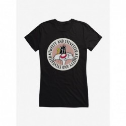 Festival Price Looney Tunes Tweety And Sylvester Icon Girls T-Shirt $8.76 T-Shirts