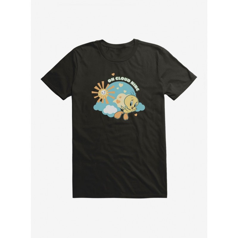 Discount Looney Tunes Tweety Bird Cloud Nine T-Shirt $5.93 T-Shirts