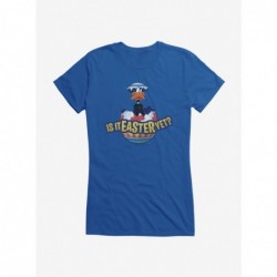 Best Deal Looney Tunes Easter Daffy Duck Is It Easter Yet? Girls T-Shirt $6.77 T-Shirts