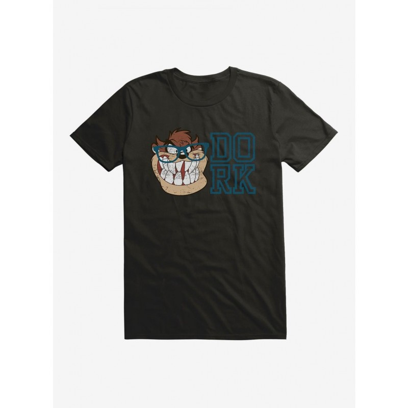 Bestselling Looney Tunes Tasmanian Devil Dork T-Shirt $5.74 T-Shirts