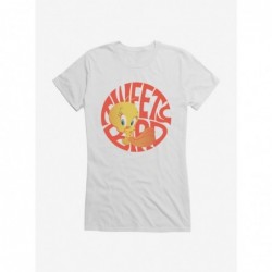 Huge Discount Looney Tunes Tweety Bird Typography Girls T-Shirt $9.76 T-Shirts