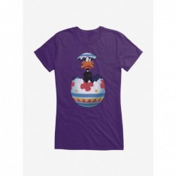 Unique Looney Tunes Easter Daffy Duck Girls T-Shirt $7.57 T-Shirts