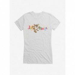 Trendy Looney Tunes Holiday Taz Joy To The Whirl Girls T-Shirt $6.37 T-Shirts