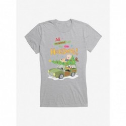 Festival Price Looney Tunes Holiday All Wrapped Up Girls T-Shirt $9.36 T-Shirts