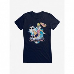 Trendy Looney Tunes Lola Bunny Football Girls T-Shirt $8.57 T-Shirts