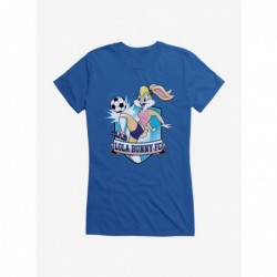 Trendy Looney Tunes Lola Bunny Football Girls T-Shirt $8.57 T-Shirts