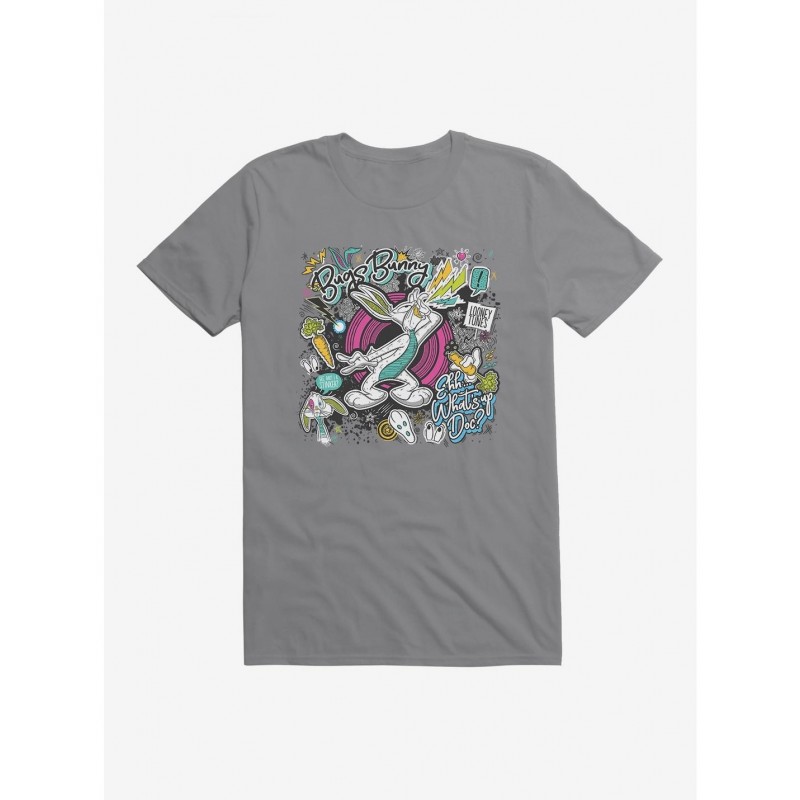 Best Deal Looney Tunes Bugs Bunny What's Up Doc Doodle T-Shirt $5.93 T-Shirts