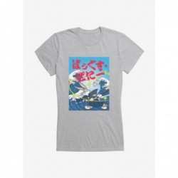 Seasonal Sale Looney Tunes Bugs Bunny Samurai Waves Girls T-Shirt $8.96 T-Shirts