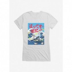 Seasonal Sale Looney Tunes Bugs Bunny Samurai Waves Girls T-Shirt $8.96 T-Shirts