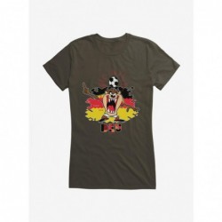 Discount Sale Looney Tunes Taz Football Germany Girls T-Shirt $6.18 T-Shirts