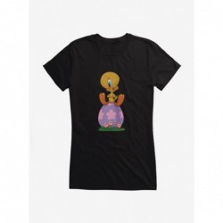 Seasonal Sale Looney Tunes Easter Winking Tweety Girls T-Shirt $6.97 T-Shirts