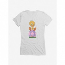 Seasonal Sale Looney Tunes Easter Winking Tweety Girls T-Shirt $6.97 T-Shirts