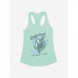 Unique Looney Tunes Daffy Duck Yoga Class Girls Tank $9.36 Tanks