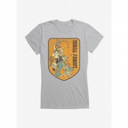 Pre-sale Looney Tunes Wile E. Coyote Fishing Girls T-Shirt $9.16 T-Shirts