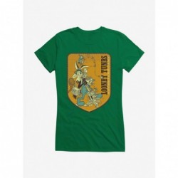 Pre-sale Looney Tunes Wile E. Coyote Fishing Girls T-Shirt $9.16 T-Shirts