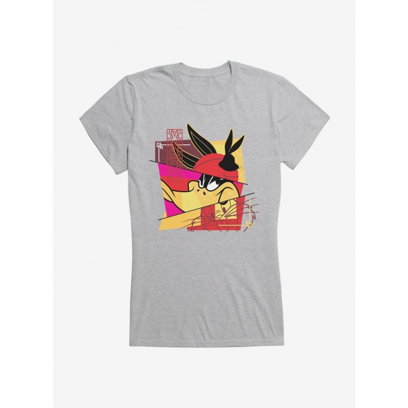 Unique Looney Tunes Daffy Duck Bunny Collage Girls T-Shirt $9.96 T-Shirts