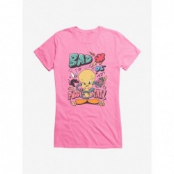 Hot Selling Looney Tunes Tweety Bird Bad Puddy Tat Girls T-Shirt $7.97 T-Shirts