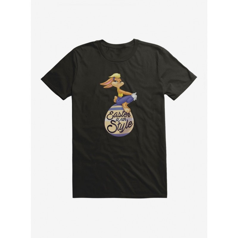 High Quality Looney Tunes Easter Lola Bunny Easter With Style T-Shirt $5.93 T-Shirts