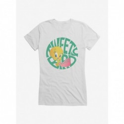 Discount Sale Looney Tunes Tweety Bird Icon Girls T-Shirt $7.57 T-Shirts