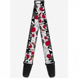 Absolute Discount Looney Tunes Sylvester The Cat Expressions Gray Guitar Strap $11.70 Guitar Straps