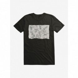 Big Sale Looney Tunes Merrie Melodies Bugs Bunny Sketches T-Shirt $7.07 T-Shirts