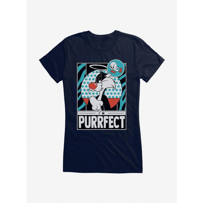 Wholesale Looney Tunes I'm Purrfect Girls T-Shirt $6.97 T-Shirts