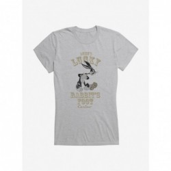 Hot Selling Looney Tunes Retro Bugs Bunny Acme's Lucky Rabbit Foot Girls T-Shirt $7.37 T-Shirts