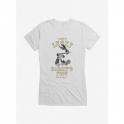 Hot Selling Looney Tunes Retro Bugs Bunny Acme's Lucky Rabbit Foot Girls T-Shirt $7.37 T-Shirts