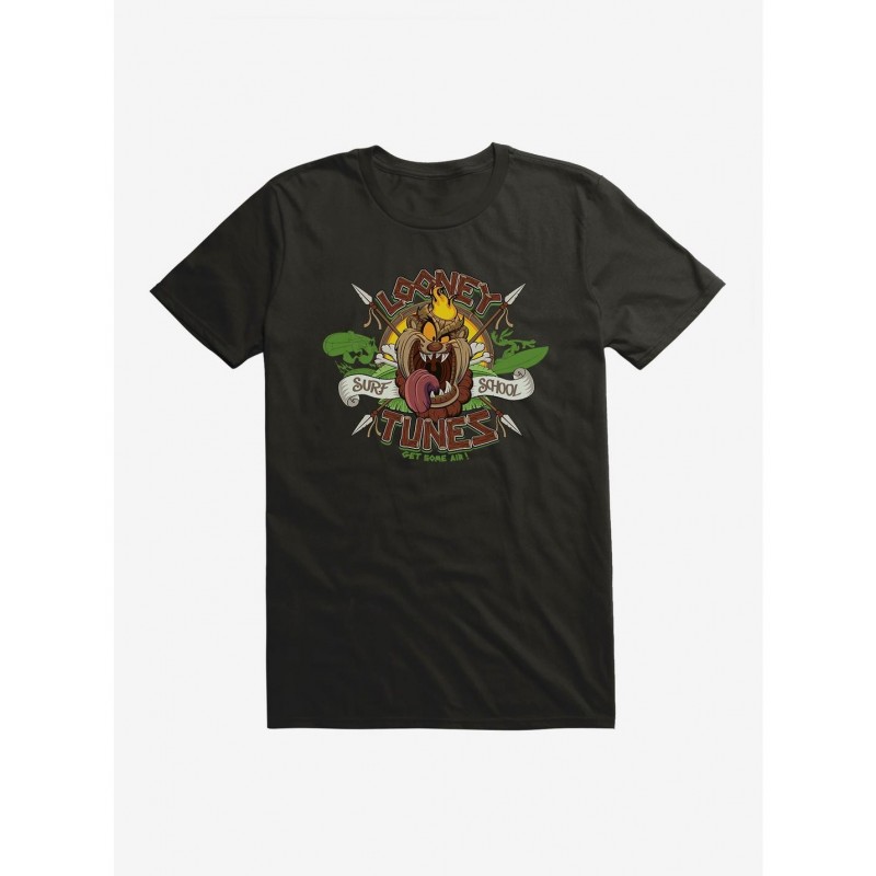 Discount Looney Tunes Surf School Taz T-Shirt $8.80 T-Shirts